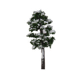Maxbell 40x 1/150 N Scale Model Trees Train Layout Winter Snow Scenery Landscape Trees