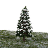 Maxbell 40x 1/150 N Scale Model Trees Train Layout Winter Snow Scenery Landscape Trees