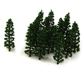 Maxbell 40pcs Plastic Scenery Landscape Train Green Model Trees Scale 1/100 HO Scale - Aladdin Shoppers