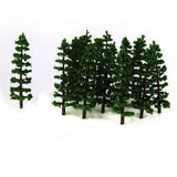 Maxbell 20PCS Plastic Fir Tree Model Train Scenery Landscape HO 1:100 - Aladdin Shoppers