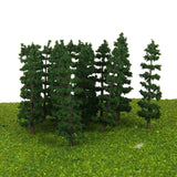 Maxbell 20PCS Plastic Fir Tree Model Train Scenery Landscape HO 1:100 - Aladdin Shoppers