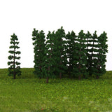 Maxbell 20PCS Plastic Fir Tree Model Train Scenery Landscape HO 1:100 - Aladdin Shoppers