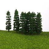 Maxbell 40pcs Plastic Scenery Landscape Train Green Model Trees Scale 1/100 HO Scale - Aladdin Shoppers