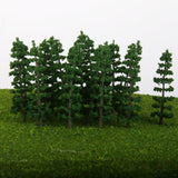 Maxbell 20PCS Plastic Fir Tree Model Train Scenery Landscape HO 1:100 - Aladdin Shoppers
