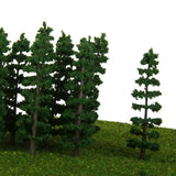 Maxbell 40pcs Plastic Scenery Landscape Train Green Model Trees Scale 1/100 HO Scale - Aladdin Shoppers