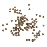 Maxbell 4x100x Snowflake Flower Spacer Beads Charms Jewelry DIY Crafts 4mm bronze