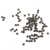 Maxbell 6x100x Snowflake Flower Spacer Beads Charms Jewelry DIY Crafts 4mm Metalic