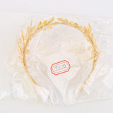 Maxbell Baroque Pearl Gold Metal Leaf Headband Tiara Bridal Hair Accessaries - Aladdin Shoppers