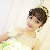 Maxbell Baroque Pearl Gold Metal Leaf Headband Tiara Bridal Hair Accessaries - Aladdin Shoppers