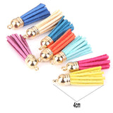 Maxbell 3x12Pcs Colorful Velvet Tassel Charms Pendants for Bags Key Chains DIY 4.3cm