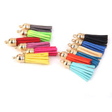 Maxbell 3x12Pcs Colorful Velvet Tassel Charms Pendants for Bags Key Chains DIY 4.3cm