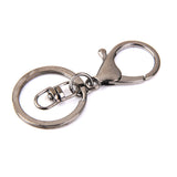 Maxbell 10pcs Trigger Clasp Swivel Clip Key Ring Bag Charms Finding for Keyring Hook