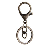 Maxbell 10pcs Trigger Clasp Swivel Clip Key Ring Bag Charms Finding for Keyring Hook