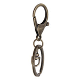 Maxbell 10pcs Trigger Clasp Swivel Clip Key Ring Bag Charms Finding for Keyring Hook