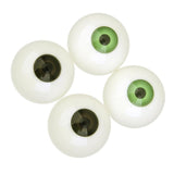 Maxbell 2 pairs Half Round Hollow Eyeballs 30mm for Doll Mask Skull Halloween Prop