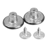 Maxbell 4x50 Set NO-SEW Metal Star Pattern Tack Snap Jeans Buttons Black 17mm