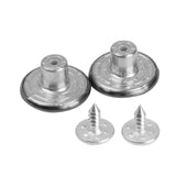 Maxbell 4x50 Set NO-SEW Metal Star Pattern Tack Snap Jeans Buttons Black 17mm