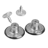 Maxbell 4x50 Set NO-SEW Metal Star Pattern Tack Snap Jeans Buttons Black 17mm