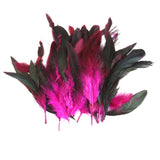 Maxbell Bulk Sale 100PCS Beautiful Rooster Feathers 12-18cm / 4-7inch Craft Red/Pink
