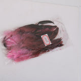 Maxbell 4x50pcs Beautiful Rooster Feathers Fringe Decoration Home Craft DIY Pink