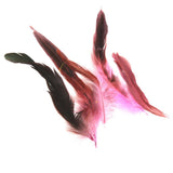 Maxbell Bulk Sale 100PCS Beautiful Rooster Feathers 12-18cm / 4-7inch Craft Red/Pink