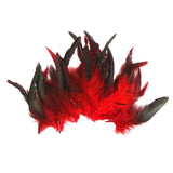 Maxbell 100 Pieces Beautiful Rooster Feather Trim for Decoration 12-18cm Yellow Red