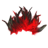 Maxbell 100 Pieces Beautiful Rooster Feather Trim for Decoration 12-18cm Yellow Red