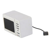 Maxbell White Microwave Oven for 1/12 Dollhouse Kitchen Miniature