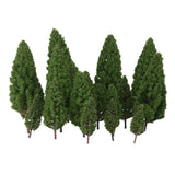 Maxbell 4x20pcs Tower Shaped Trees Model Train Scenery Landscape 1:50-400 Green 108