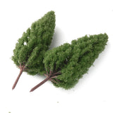Maxbell 40pcs Tower Shaped Trees Model Train Railway Scenery Layout 1:50-400 HO N Z