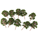 Maxbell 20 Dark Green/Green Banyan Tree Model Train Garden Street Layout HO 1:75 Scale