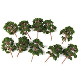 Maxbell 20 Dark Green/Green Banyan Tree Model Train Garden Street Layout HO 1:75 Scale
