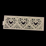 Maxbell 15x6x Heart LED Tea Light Holders Wedding Christmas Decoration Cream