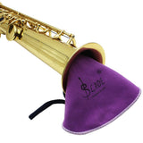 Maxbell 6xLADE Cleaning Cloth aus Artificial chamois for Wind Music Instruments Purple
