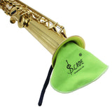 Maxbell 3xLADE Cleaning Cloth aus Artificial chamois for Wind Music Instruments Green
