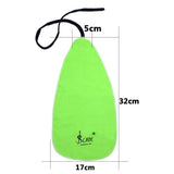 Maxbell 3xLADE Cleaning Cloth aus Artificial chamois for Wind Music Instruments Green