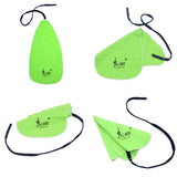 Maxbell 3xLADE Cleaning Cloth aus Artificial chamois for Wind Music Instruments Green