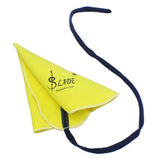 Maxbell 4xLADE Cleaning Cloth aus Artificial chamois for Wind Music Instruments Yellow