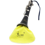 Maxbell 4xLADE Cleaning Cloth aus Artificial chamois for Wind Music Instruments Yellow