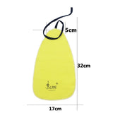 Maxbell 4xLADE Cleaning Cloth aus Artificial chamois for Wind Music Instruments Yellow
