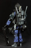 Maxbell 1/6 SWAT Police Door Breacher & Attack Dog Shepherd Action Figure Toys