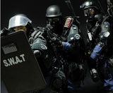 Maxbell 1/6 SWAT Police Door Breacher & Attack Dog Shepherd Action Figure Toys