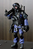 Maxbell 1/6 SWAT Police Door Breacher & Attack Dog Shepherd Action Figure Toys