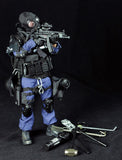Maxbell 1/6 SWAT Police Door Breacher & Attack Dog Shepherd Action Figure Toys