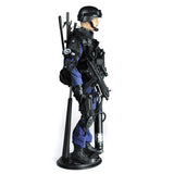 Maxbell 1/6 SWAT Police Door Breacher & Attack Dog Shepherd Action Figure Toys