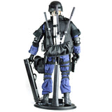 Maxbell 1/6 SWAT Police Door Breacher & Attack Dog Shepherd Action Figure Toys
