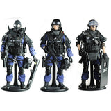 Maxbell 1/6 SWAT Police Door Breacher & Attack Dog Shepherd Action Figure Toys