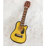 Maxbell 2pcs Vintage Dollhouse Miniature Wooden Classical Guitar Instrument 1/12 Scale
