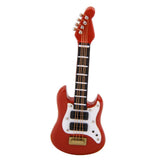 Maxbell 3x1:12th Dollhouse Miniature Music Instrument Red Electric Guitar