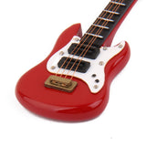 Maxbell 1:12th Dollhouse Miniature Music Instrument Red Electric Guitar